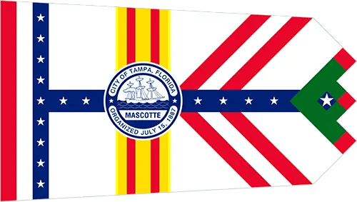 Flag of Tampa, Florida